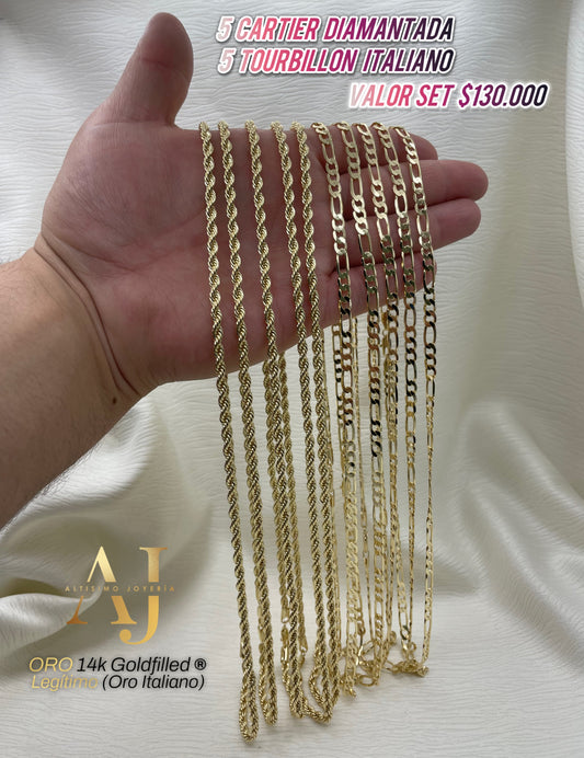 Set Cadenas Hombre