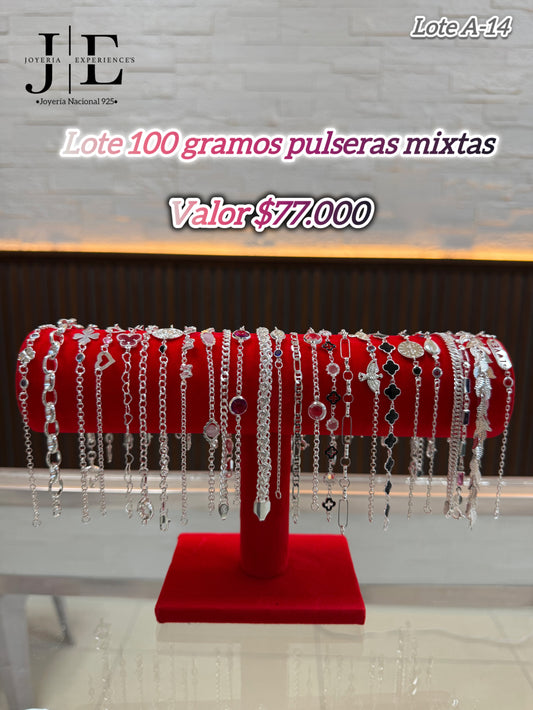 100 Gramos Pulseras Mixtas