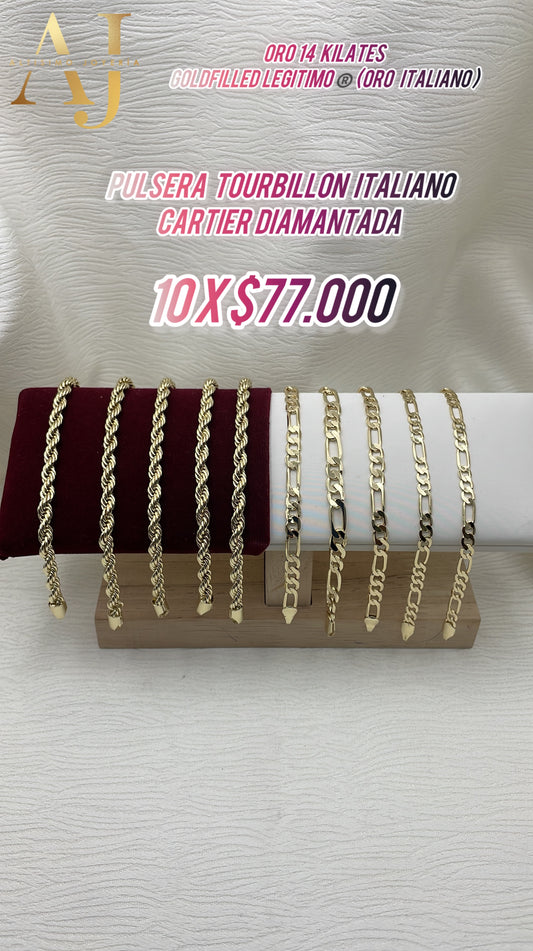 Set Pulseras Hombre
