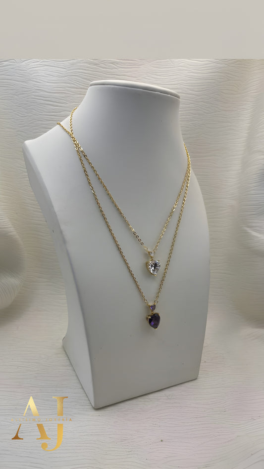 2X Cristal Swarovski