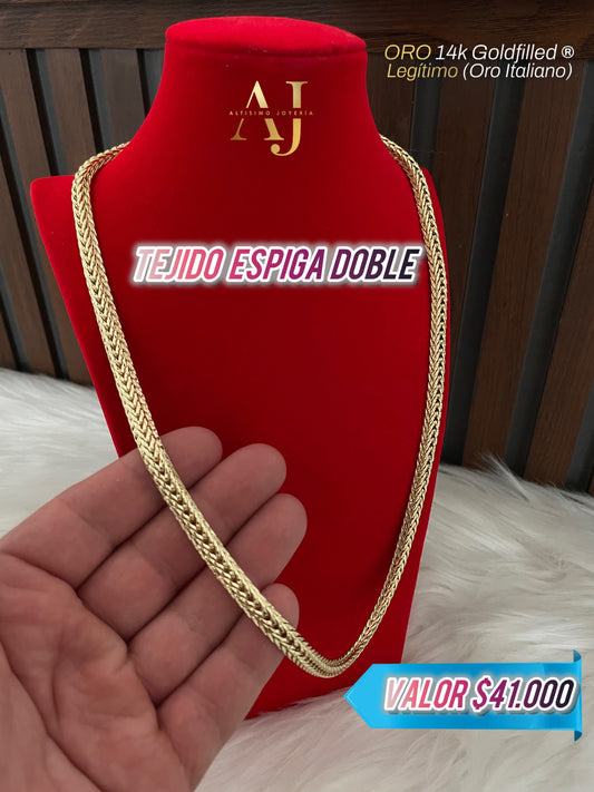 Cadena Espiga Doble