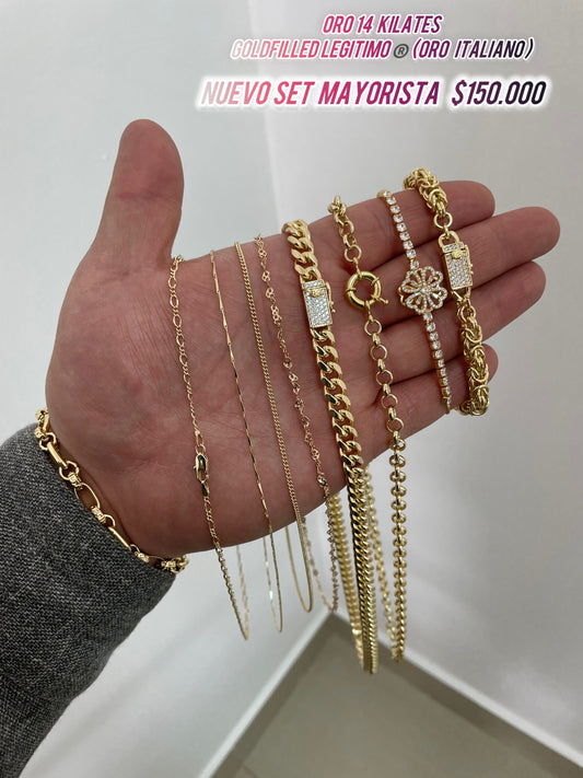 Set Cadenas/Pulseras Mixtas