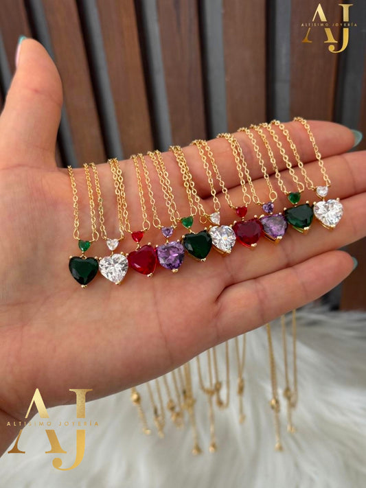 10 Cadenas + Dije Corazón