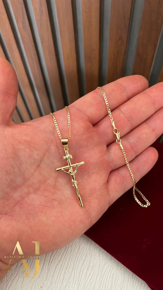 Cadena + Cruz Hombre