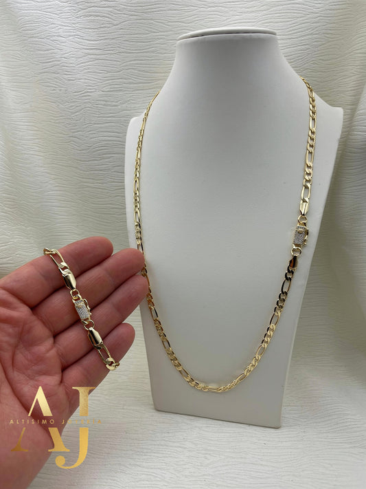 Conjunto Cartier Broche Cajón Hombre