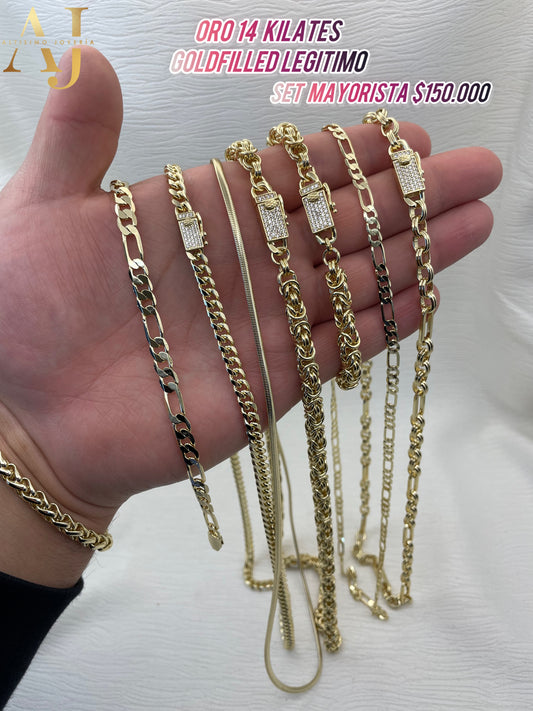 Set Cadenas/Pulseras Hombre