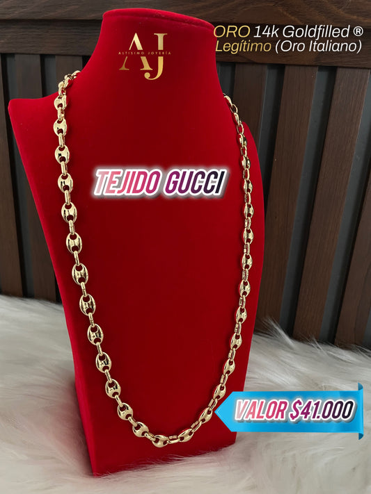 Cadena Tejido Gucci