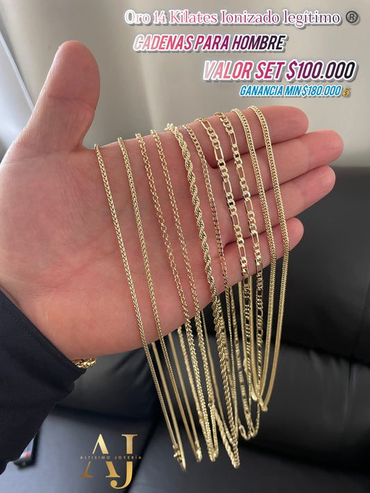 Lote Cadenas Hombre