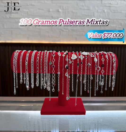 100 Gramos Pulseras mixtas