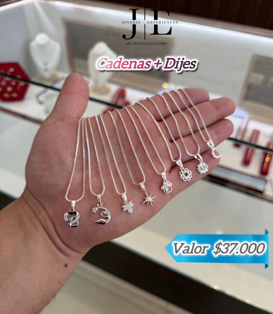 Cadenas + Dijes femenino